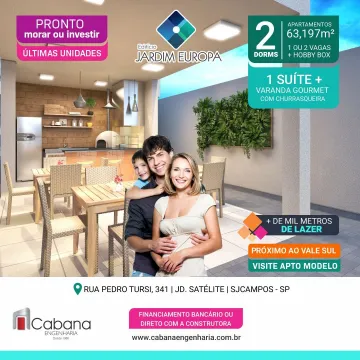 Alugar Apartamento / Padrão em São José dos Campos. apenas R$ 496.000,00