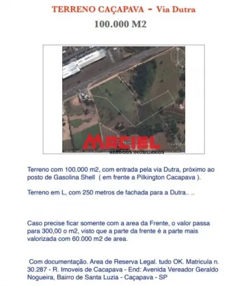 Alugar Terreno / Área em Cacapava. apenas R$ 32.000.000,00