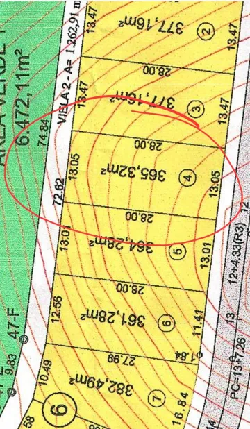 Lote 365,32 m² - Verana