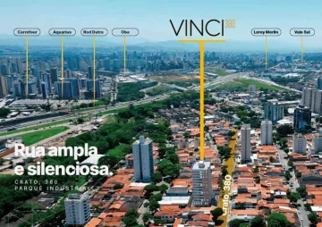 Novíssimo! Ed Vinci 380 (Parque Industrial) - 2 quartos / 1 suíte / antecipe-se ao lançamento